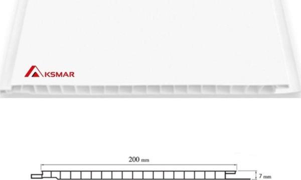 Plastik Asma Tavan Lambiri Beyaz (12 adet 2 mt Boyunda) - Image 1