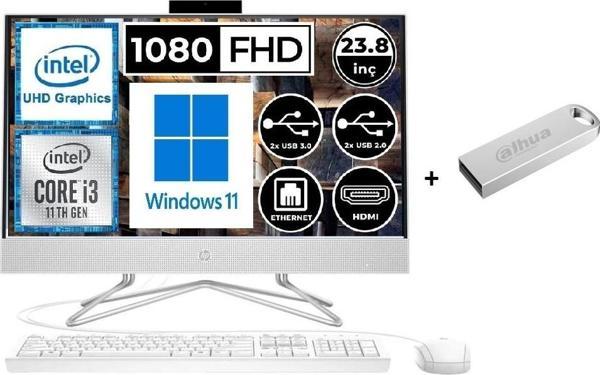 Hp 24-DF1017NT Intel Core I3-1115G4 8gb 256GB SSD Fullhd Windows 11 Home 23.8" AIO PC A1XS4EA + Flash Bellek Hediye - Image 1