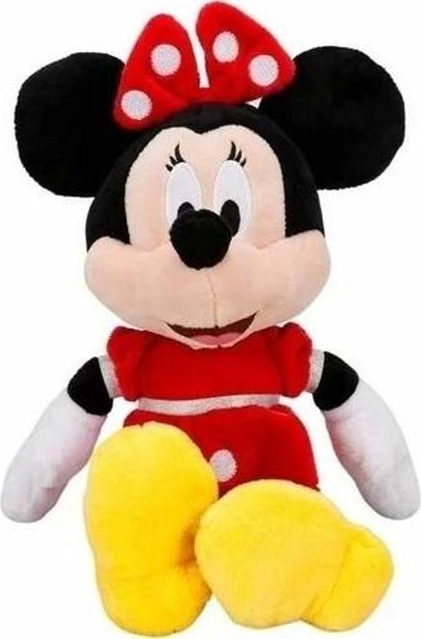 Sunman Minnie Kırmızı Elbiseli Peluş 36 cm - Image 1