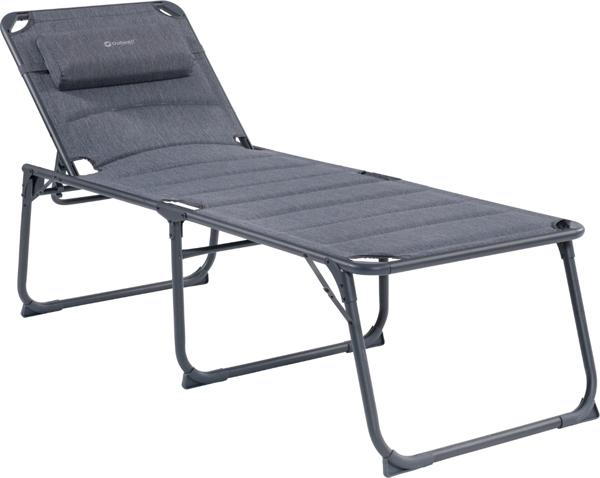 Outwell Evansville Premium Extra Dolgulu Alüminyum 5 Pozisyonlu Katlanır Şezlong - Image 1