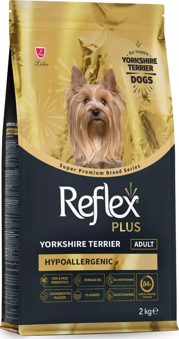Reflex Plus Yorkshire Terrier Yetişkin Köpek Maması 2 kg - Image 1