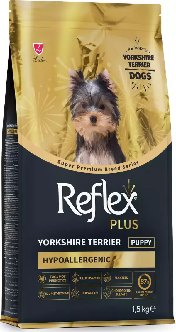 Reflex Plus Yorkshire Terrier Puppy Yavru Köpek Maması 1,5 kg - Image 1