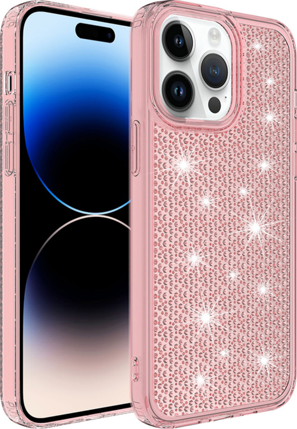 iPhone 14 Pro Max Snow Silikon Kapak Pembe - Image 1
