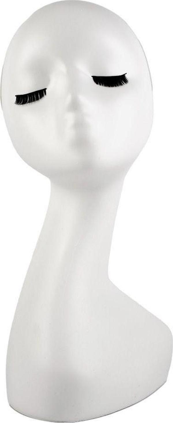 Peruk Mankeni - Beyaz - 40 cm - Image 1