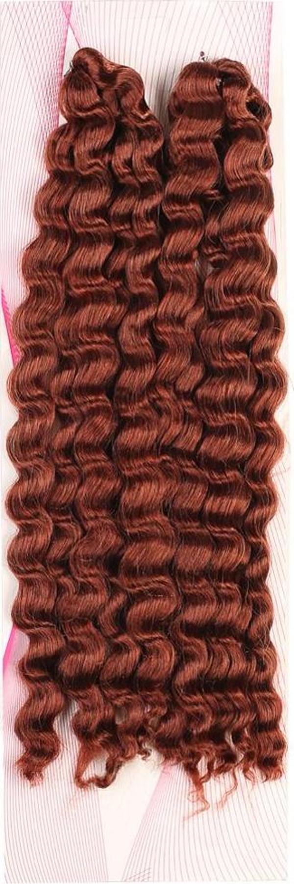  Nice Bulk Afro Su Dalgası Saç - KIzıl Bakır - Image 1