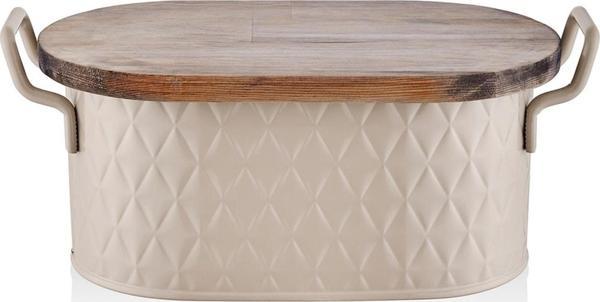 The Mia Prizma Ekmek Saklama Kabı Karamel 40x22x18 Cm - Image 1