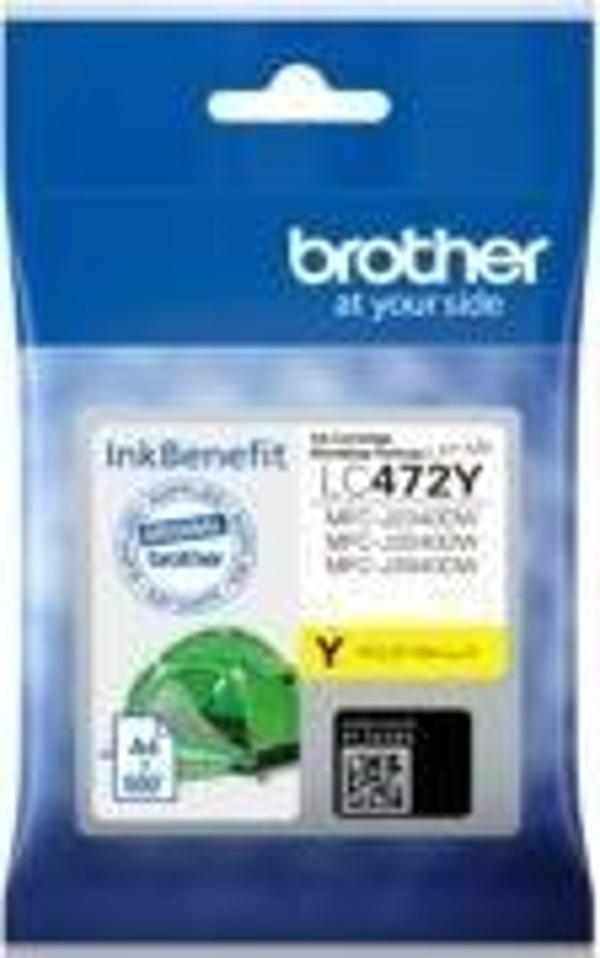 Brother LC472Y Yellow Sarı 550 Sayfa Kartuş MFC-J2340-J3540-J3940 - Image 1