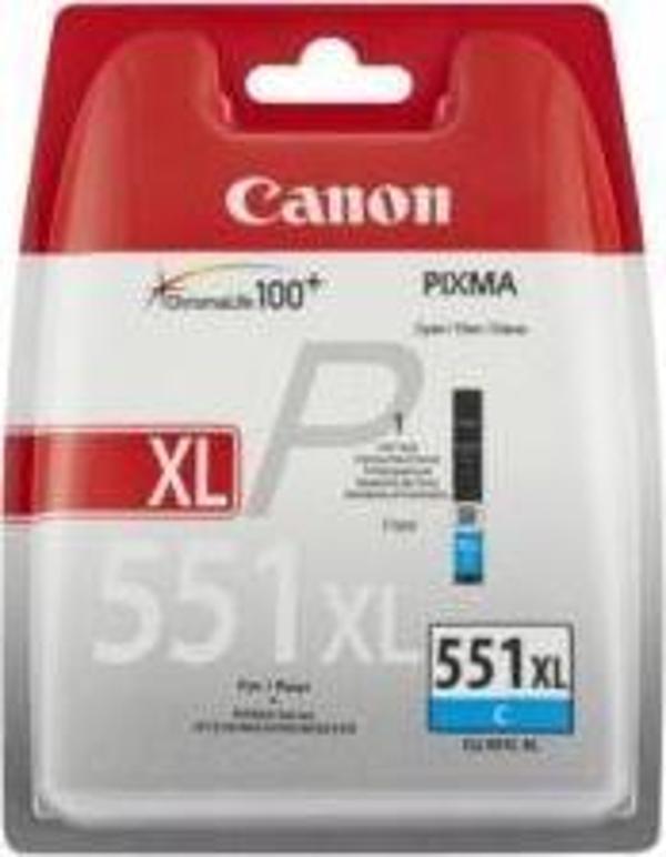 Canon CLI-551XL C Cyan Mavi Yüksek Kapasiteli Mürekkep Kartuş IP7250 MX925 - Image 1