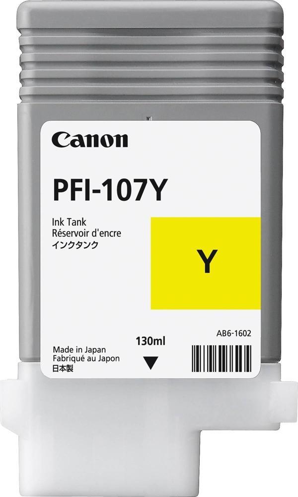 Canon PFI-107Y Yellow Sarı Plotter Kartuş IPF770-775 - Image 1