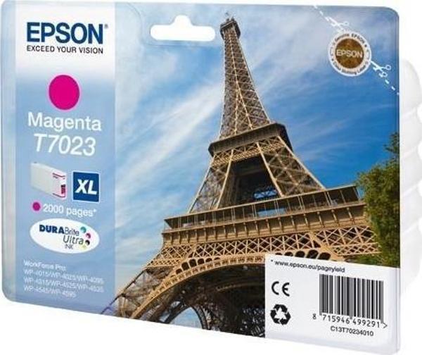 Epson T7023 Magenta Kırmızı 2.000 Sayfa Mürekkep Kartuş T70234010 - Image 1