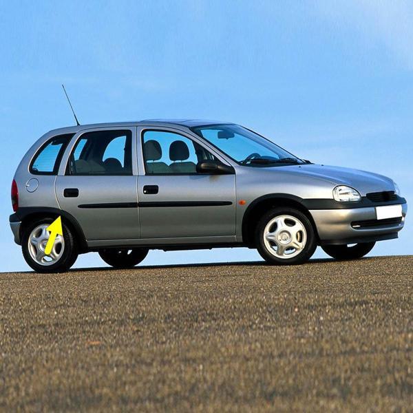 Opel Corsa B 4 Kapılı 1993-2000 Sağ Arka Çamurluk Ağzı Plastik Dodik - Image 1
