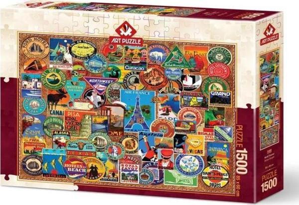 Art Puzzle Dünya Gezgini - 1500 Parça 5408 - Image 1