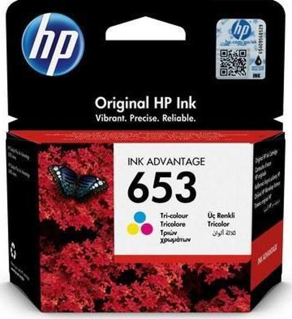 HP 653 Color Renkli Kartuş 3YM74AE - Image 1