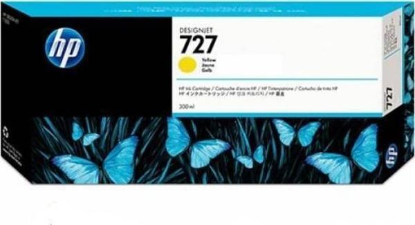 HP 727 Yellow Sarı 300ML Plotter Kartuşu F9J78A - Image 1