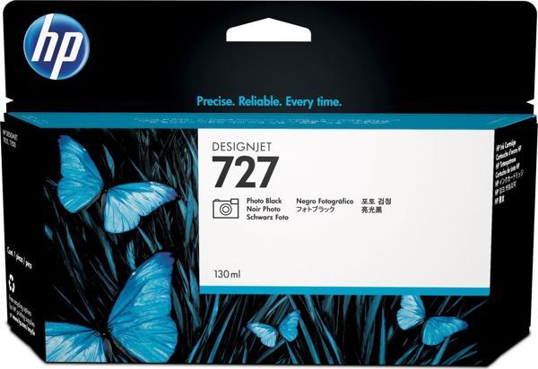 HP 727 Photo Black Foto Siyah 130ML Plotter Kartuşu B3P23A - Image 1