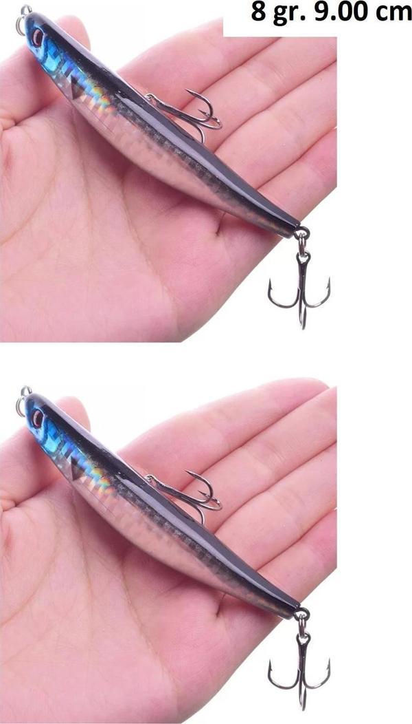 2 Adet 8 Gr Rapala Lures Yapay Yem Suni Yem Maket Balık Sasi Jig Yem Zoka - Image 1