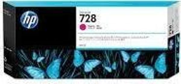 HP 728 Magenta Kırmızı 300ML Plotter Kartuşu F9K16A - Image 1