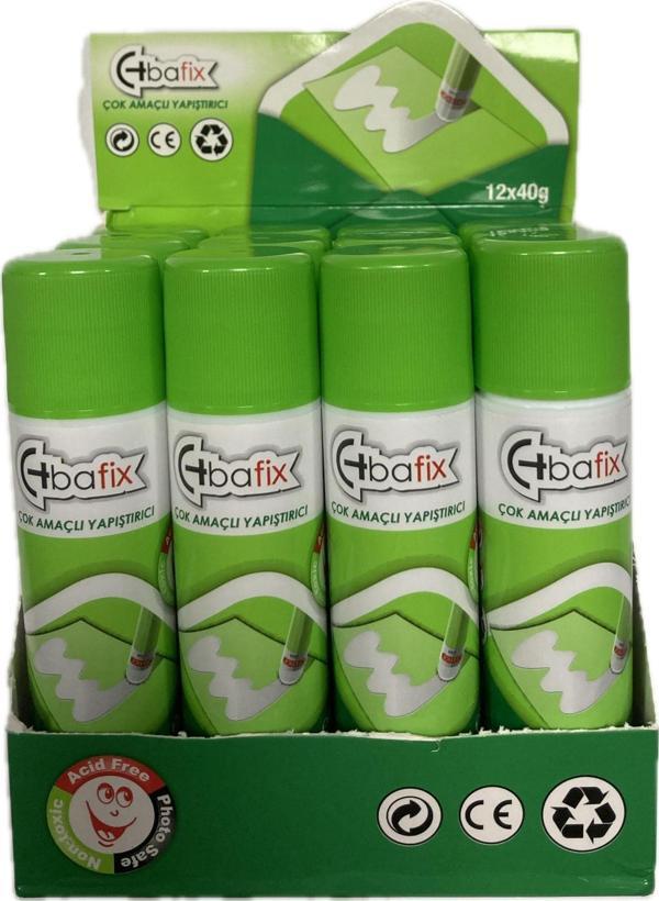 Bafix Stick Yapıştırıcı 40 GR Stick Yapıştırıcı 12 Li Paket - Image 1