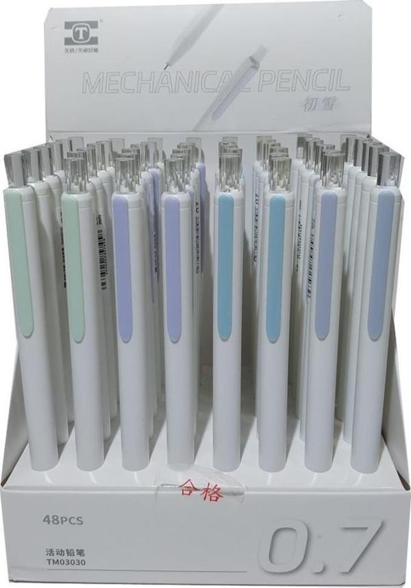 Bafix Versatil Kalem Mekanik 0.7 MM Uçlu Kalem 48 Li Paket - Image 1