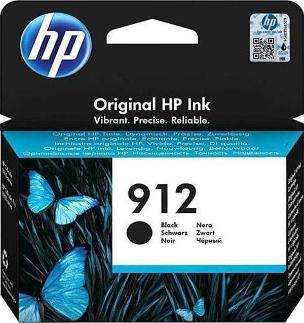 HP 912 Black Siyah Kartuş 3YL80A - Image 1
