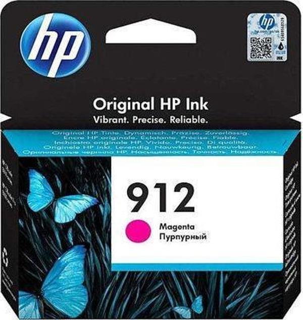 HP 912 Magenta Kırmızı Kartuş 3YL78A - Image 1