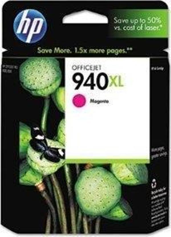 HP 940XL Magenta Kırmızı Yüksek Kapasite Kartuş C4908AE - Image 1
