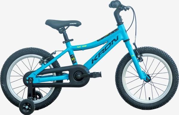 KRON XC 50 16 JANT MTB - 8' - Single Speed - V.B - Turkuaz-Siyah/Neon Sarı - Image 1