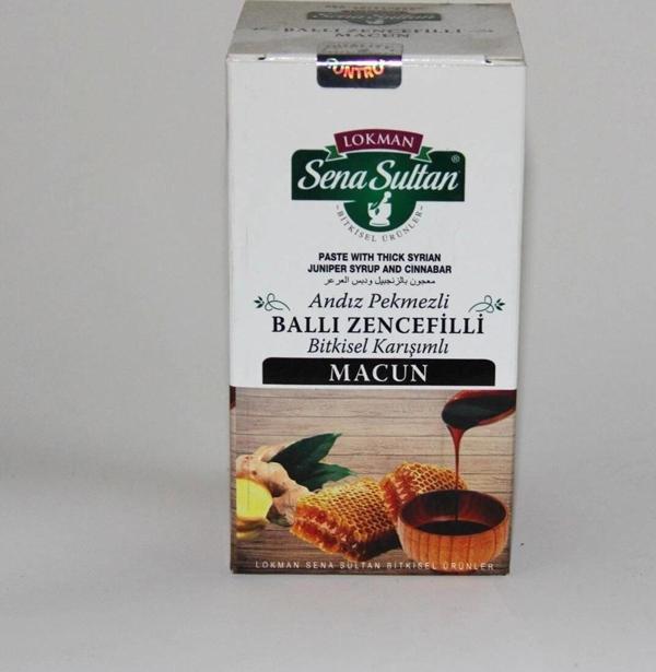 Lokman Sena Sultan Andız Pekmezli Ballı Zencefilli Bitkisel Karışımlı Macun 420 ml - Image 1