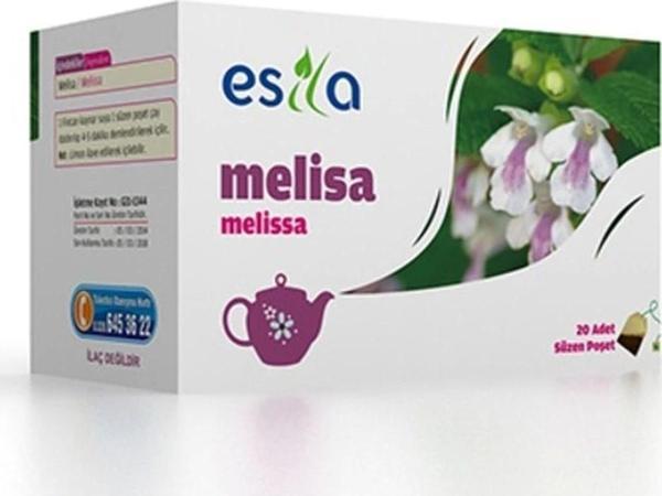 Esila Melisa Bitki Süzen Poşet Çay 20 x 2 G - Image 1