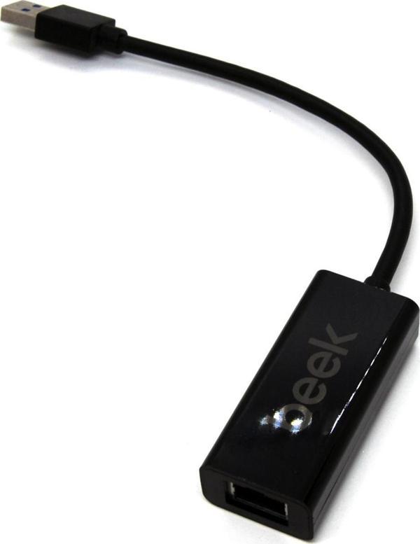 Beek USB 3.0 Gigabit Ethernet Adaptörü, 1 x 10/100/1000 RJ45 Dişi Yuva, USB-A Erkek Konnektör  (bilg - Image 1