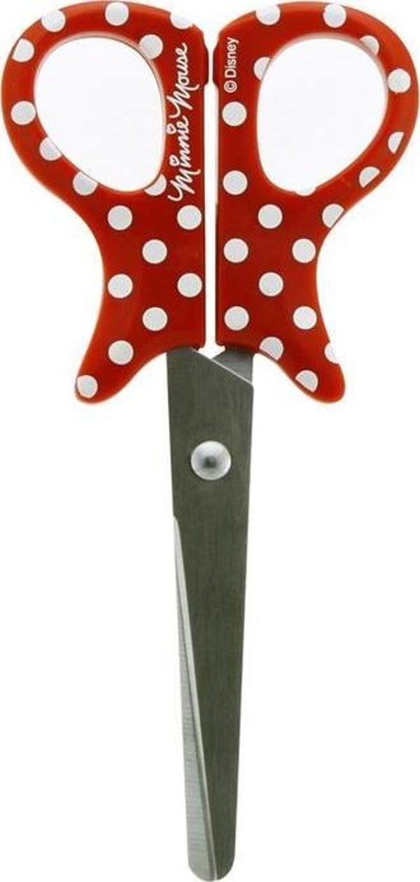 Minnie Mouse Puantiye Desenli Makas - Image 1