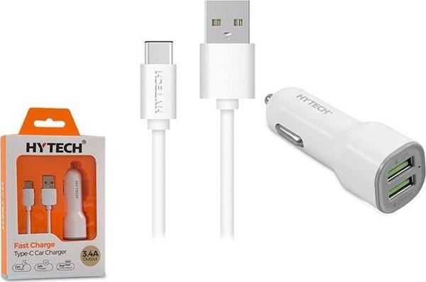 3.4A Hızlı Şarj Type-C Kablolu 2 Usb Hy-X46 - Image 1