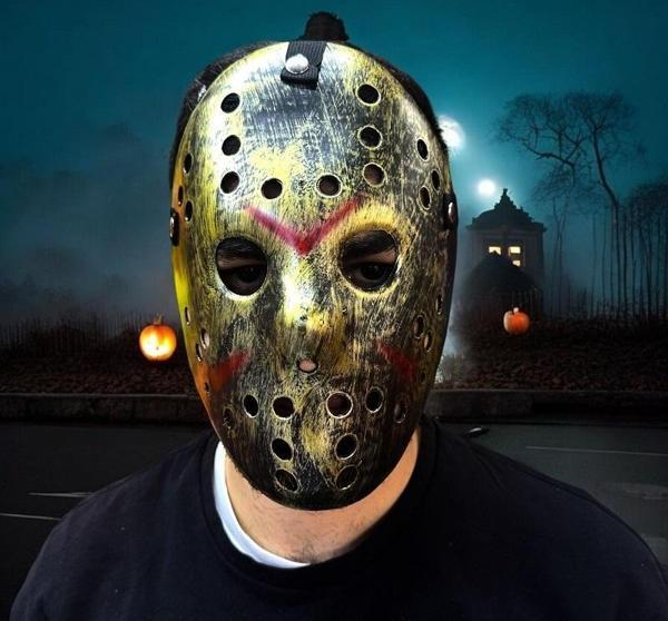 VIP HALLOWEEN MASK VIP CADILAR BAYRAMI OKSİJEN CUMASI KORKU MASKESİ  PARTİ MASKESİ THE MASK - Image 1