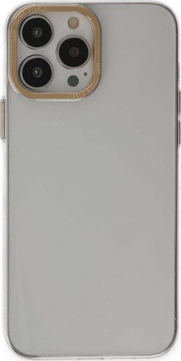 Apple iPhone 13 Pro Kılıf Metal Lens Köşesi ve Tuşları ile Darbelere Daha Dayanıklı Anka Kapak - Image 1