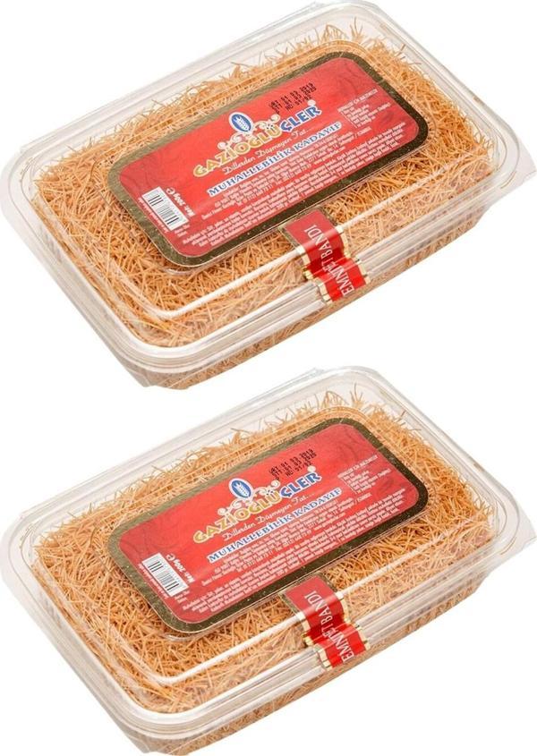 Gazioğlu Üçler Dubai Çikolatası Çıtır Kadayıfı 200 gr x 2 Adet - Image 1
