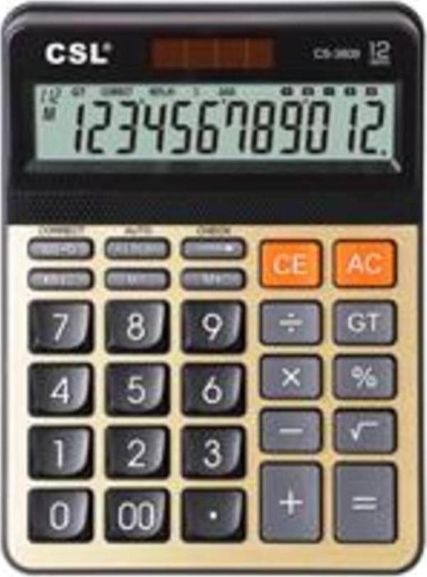 Caslo Hesap Makinesi 12 Hane CS-3809 - Image 1