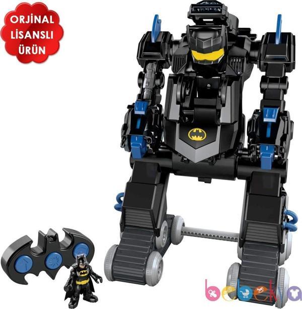 Imaginext Dc Super Friends Uzaktan Kumandalı Tanka Dönüşen Bat Bot Batman Robot Araba - Image 1