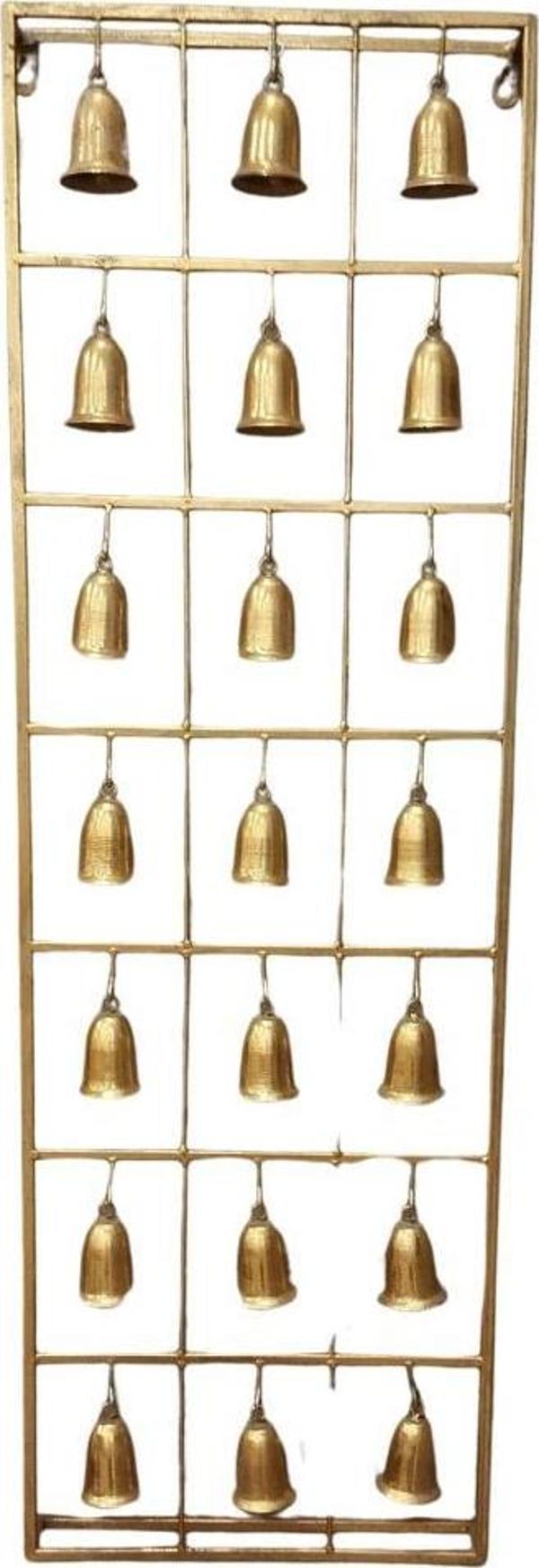 T.Concept Dekoratif Zilli Metal Duvar Aksesuarı Gold - Image 1
