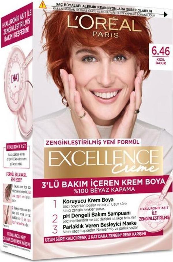 Loreal Excellence 6.46 Kızıl Bakır - Image 1
