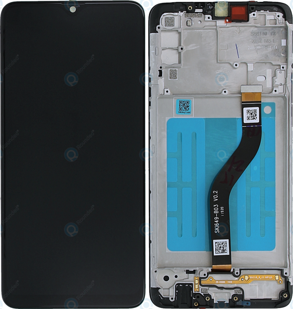 Samsung Galaxy A20S Uyumlu Çıtalı OLED LCD Ekran + Dokunmatik SM-A207F - Image 1