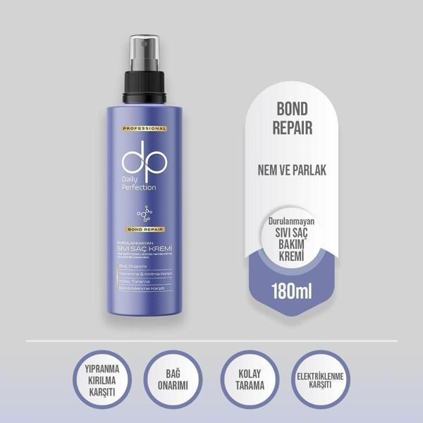 dp Daily Perfection Bond Repair Durulanmayan Sıvı Saç Kremi 180 ml - Image 1