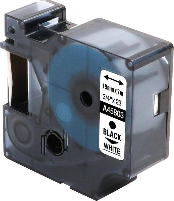 DYMO S0720930 D1 Yedek Şerit, 24 mm x 7 mt, Beyaz- Siyah (53713) - Image 1