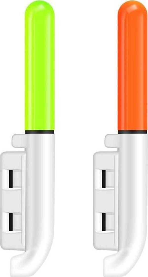 Valkyrie 2 Adet Şarjlı LED Kamış Olta Ucu Işığı Su Geçirmez USB Evrensel Uyumlu Gece Balıkçılığı - Image 1