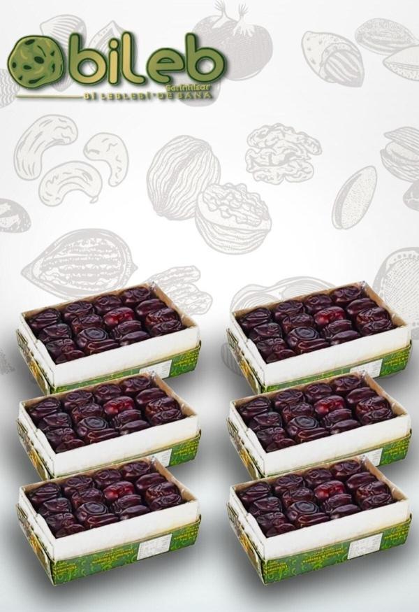 Bileb Serinhisar Bi Leblebi'De Bana Hurma Iran Paket Fresh Hurma Adet 6 Kutular 500 Gr Ile 700 Gr Arası - Image 1
