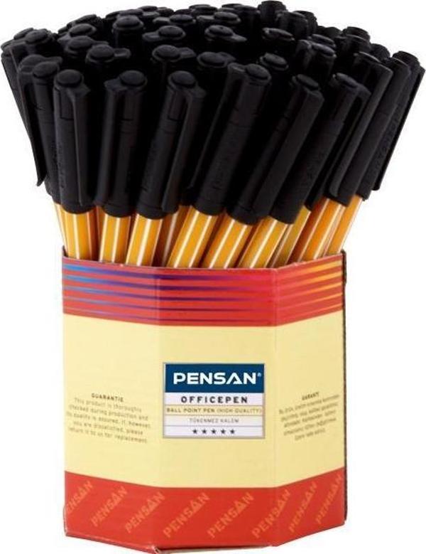 Pensan Ofispen Siyah 60lı Tükenmez Kalem 1010 - Image 1
