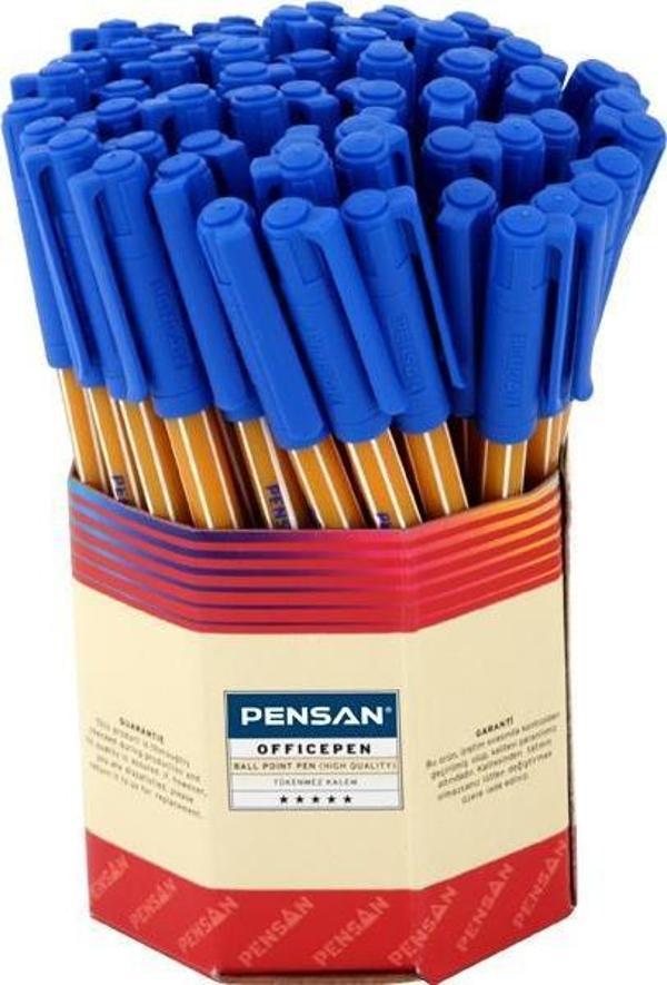 Pensan Ofispen Mavi 60lı Tükenmez Kalem 1010 - Image 1