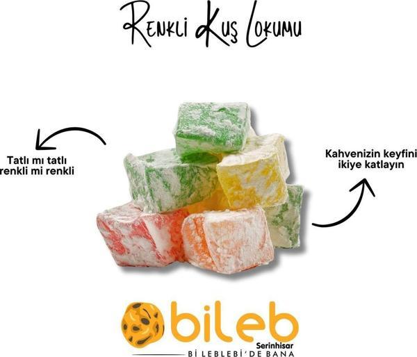 Bileb Serinhisar Bi Leblebi'De Bana Lokum Kuş & Renkli Kuş Lokumu & ( 250 Gr ) - Image 1