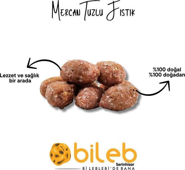 Bileb Serinhisar Bi Leblebi'De Bana Tuzlu Fıstık 1 Kg (Mercan Fıstık) - Image 1