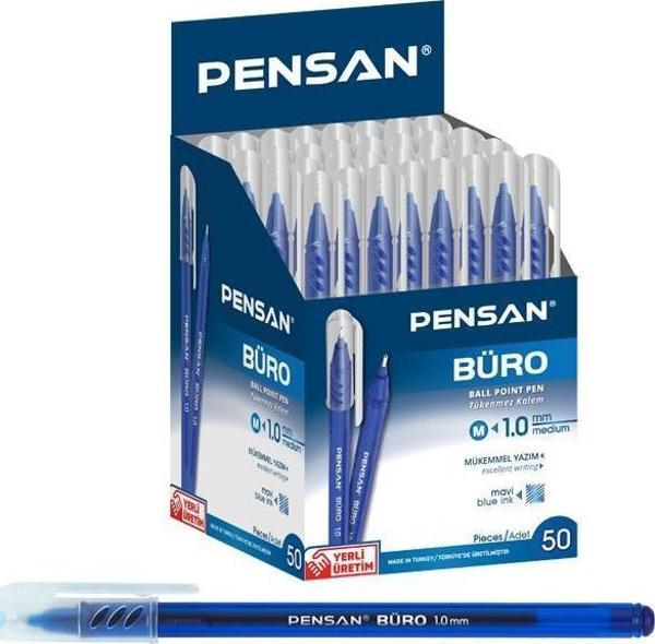 Pensan Büro 1.0mm Mavi 50li Tükenmez Kalem 2270 - Image 1