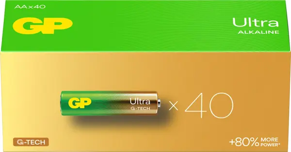 GP LR6 Ultra Alkalin AA 40'lı Pil - Image 1